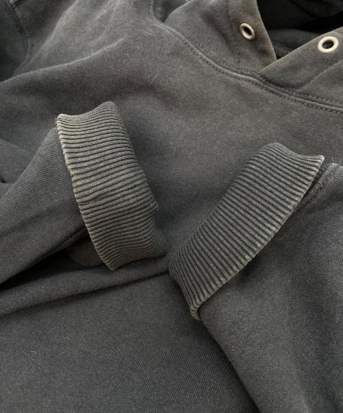 stussy（ステューシー）stussy (ステューシー) プルオーバーパーカー ブラック サイズ:Mの古着・服飾アイテム