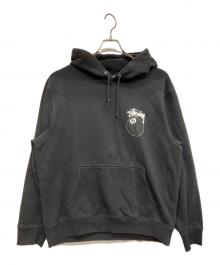 stussy（ステューシー）の古着「プルオーバーパーカー」｜ブラック