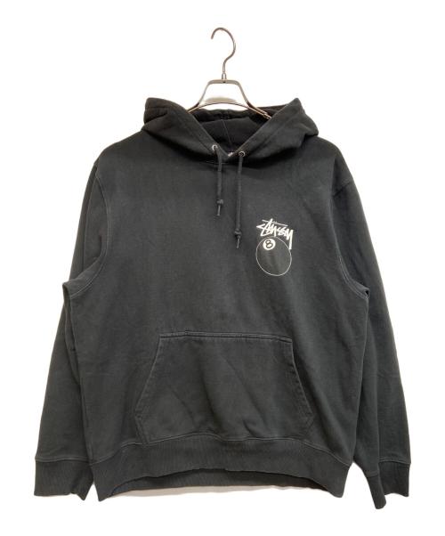 stussy（ステューシー）stussy (ステューシー) プルオーバーパーカー ブラック サイズ:Lの古着・服飾アイテム