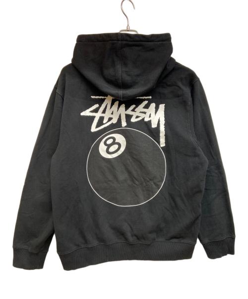 stussy（ステューシー）stussy (ステューシー) プルオーバーパーカー ブラック サイズ:Lの古着・服飾アイテム