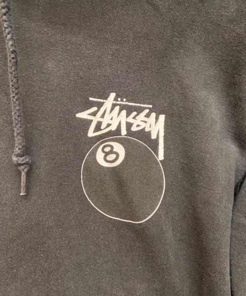 stussy（ステューシー）stussy (ステューシー) プルオーバーパーカー ブラック サイズ:Lの古着・服飾アイテム