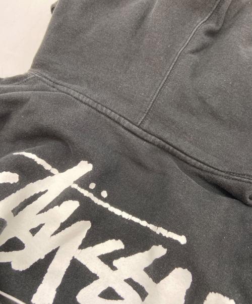 stussy（ステューシー）stussy (ステューシー) プルオーバーパーカー ブラック サイズ:Lの古着・服飾アイテム