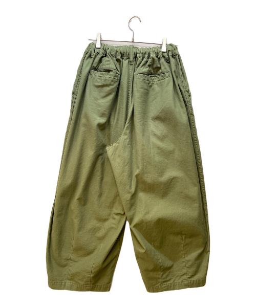 HARVESTY（ハーベスティー）HARVESTY (ハーベスティー) サーカスパンツ オリーブ サイズ:1の古着・服飾アイテム
