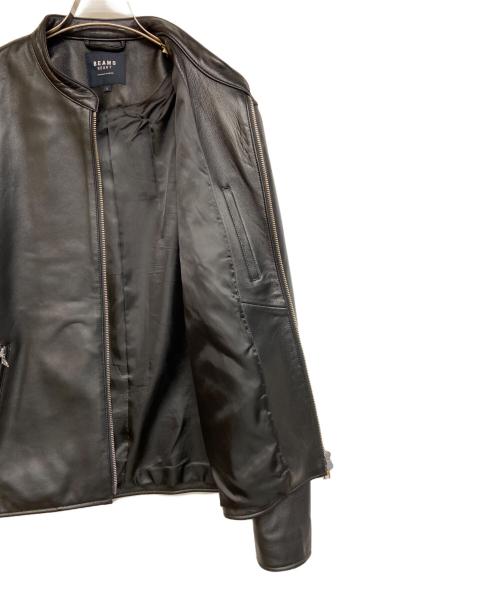 BEAMS HEART（ビームスハート）BEAMS HEART (ビームスハート) ライダースジャケット ブラック サイズ:Lの古着・服飾アイテム