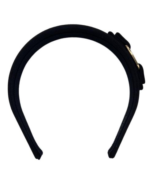 Salvatore Ferragamo（サルヴァトーレ フェラガモ）Salvatore Ferragamo (サルヴァトーレ フェラガモ) カチューシャ ブラックの古着・服飾アイテム