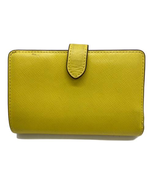 Kate Spade（ケイトスペード）Kate Spade (ケイトスペード) 2つ折り財布 イエローの古着・服飾アイテム