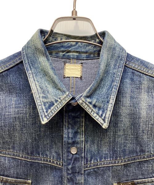 YANUK（ヤヌーク）YANUK (ヤヌーク) デニムシャツ インディゴ サイズ:Lの古着・服飾アイテム