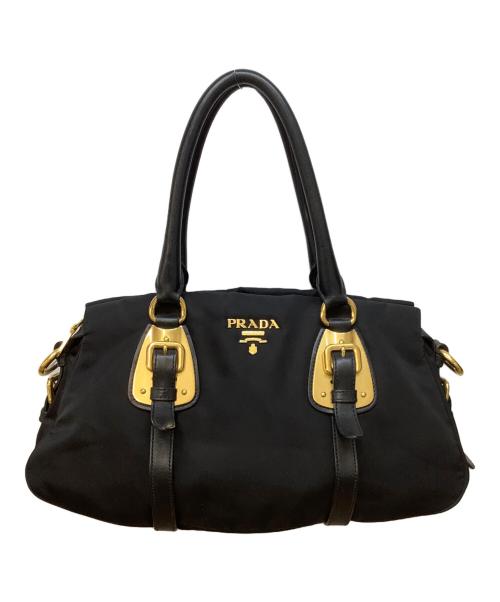 PRADA（プラダ）PRADA (プラダ) 2WAYバッグ ブラックの古着・服飾アイテム