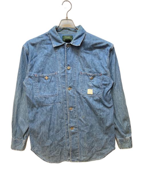 RALPH LAUREN COUNTRY（ラルフローレンカントリー）RALPH LAUREN COUNTRY (ラルフローレンカントリー) デニムシャツ インディゴ サイズ:Mの古着・服飾アイテム