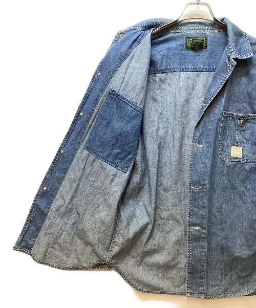RALPH LAUREN COUNTRY（ラルフローレンカントリー）RALPH LAUREN COUNTRY (ラルフローレンカントリー) デニムシャツ インディゴ サイズ:Mの古着・服飾アイテム