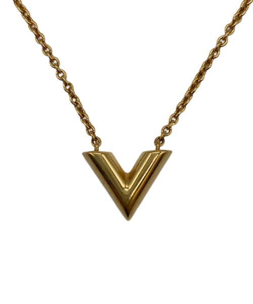 LOUIS VUITTON（ルイ ヴィトン）LOUIS VUITTON (ルイ ヴィトン) Vネックレス ゴールドの古着・服飾アイテム