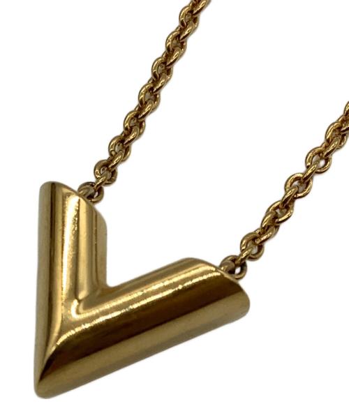LOUIS VUITTON（ルイ ヴィトン）LOUIS VUITTON (ルイ ヴィトン) Vネックレス ゴールドの古着・服飾アイテム
