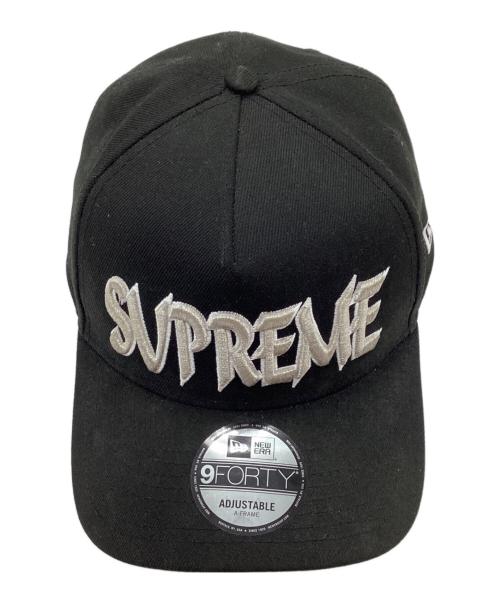 SUPREME（シュプリーム）SUPREME (シュプリーム) New Era (ニューエラ) キャップ ブラックの古着・服飾アイテム