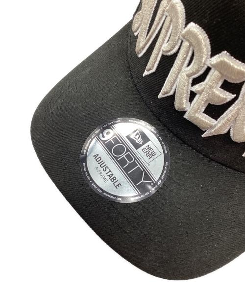 SUPREME（シュプリーム）SUPREME (シュプリーム) New Era (ニューエラ) キャップ ブラックの古着・服飾アイテム