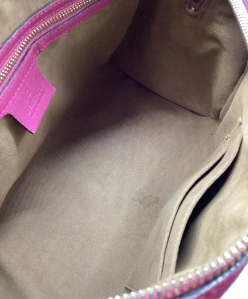 GUCCI（グッチ）GUCCI (グッチ) ボストンバッグ　アラベスク ショッキングピンクの古着・服飾アイテム