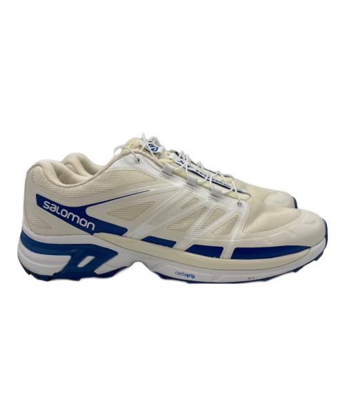 SALOMON（サロモン）SALOMON (サロモン) JJJJound (ジョウンド) ローカットスニーカー/XT-Wings 2 ホワイト×ブルー サイズ:27の古着・服飾アイテム