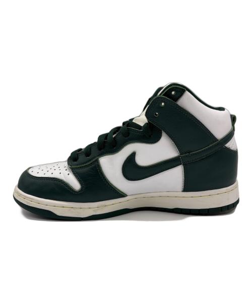 NIKE（ナイキ）NIKE (ナイキ) ハイカットスニーカー/Dunk High グリーン×ホワイト サイズ:27の古着・服飾アイテム