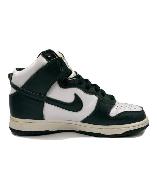 NIKE（ナイキ）NIKE (ナイキ) ハイカットスニーカー/Dunk High グリーン×ホワイト サイズ:27の古着・服飾アイテム