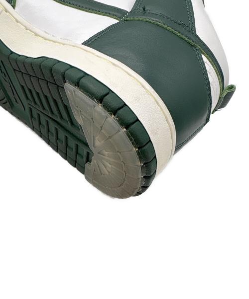 NIKE（ナイキ）NIKE (ナイキ) ハイカットスニーカー/Dunk High グリーン×ホワイト サイズ:27の古着・服飾アイテム