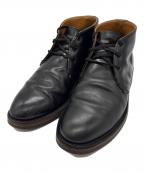 RED WINGレッドウィング）の古着「レザーシューズ/ポストマン/チャッカ9196」｜ブラック