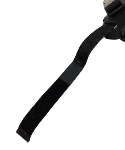 PRADA（プラダ）PRADA (プラダ) レザー切替サンダル ブラック サイズ:6の古着・服飾アイテム