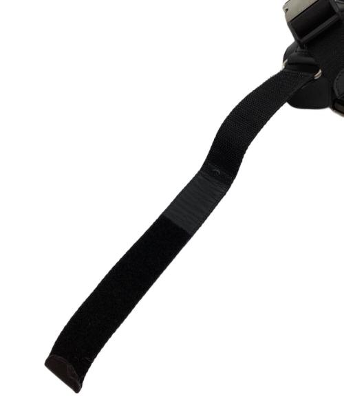 PRADA（プラダ）PRADA (プラダ) レザー切替サンダル ブラック サイズ:6の古着・服飾アイテム