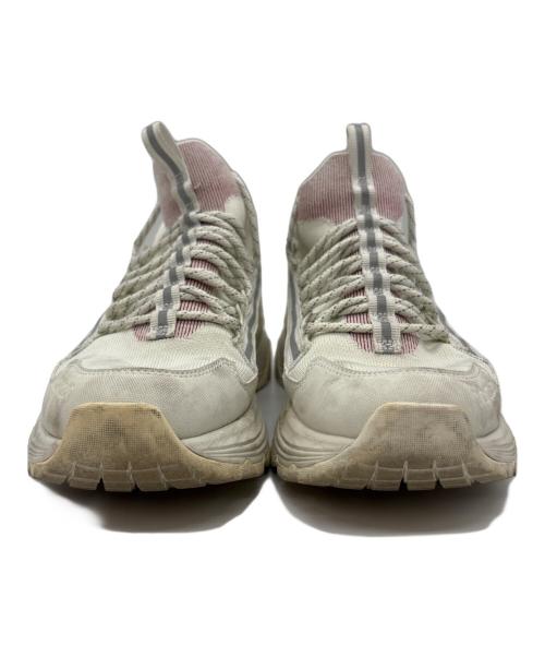 MONCLER（モンクレール）MONCLER (モンクレール) ソックススニーカー ホワイト サイズ:39の古着・服飾アイテム