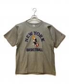 Champion×DISNEYチャンピオン×ディズニー）の古着「半袖カットソー」｜グレー