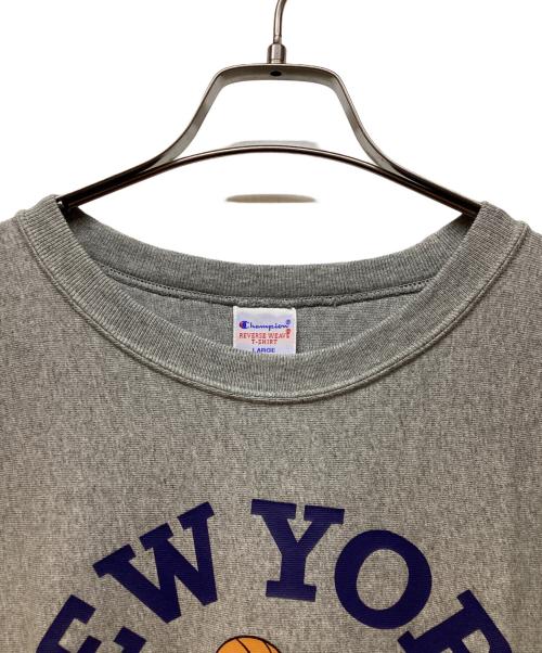 Champion（チャンピオン）Champion (チャンピオン) DISNEY (ディズニー) 半袖カットソー グレー サイズ:Lの古着・服飾アイテム
