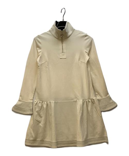 MARY QUANT（マリークヮント）MARY QUANT (マリークヮント) 長袖ワンピース アイボリー サイズ:Mの古着・服飾アイテム