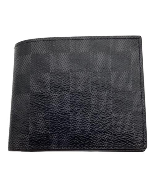 LOUIS VUITTON（ルイ ヴィトン）LOUIS VUITTON (ルイ ヴィトン) 2つ折り財布/ダミエ・グラフィット・ポルトフォイユ・マルコNMの古着・服飾アイテム