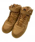 NIKEナイキ）の古着「ミッドカットスニーカー/AIR FORCE1 MID」｜カーキ