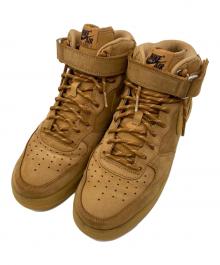 NIKE（ナイキ）の古着「ミッドカットスニーカー/AIR FORCE1 MID」｜カーキ