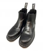 Dr.Martensドクターマーチン）の古着「サイドゴアブーツ/チェルシーブーツ/ホワイトステッチ」｜ブラック