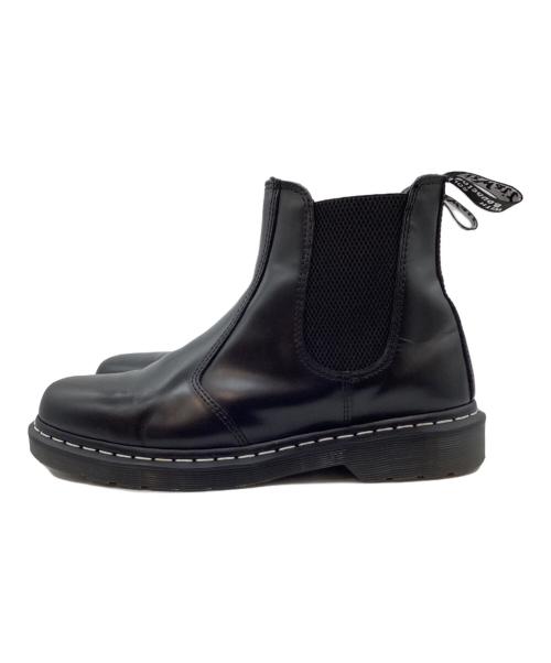 Dr.Martens（ドクターマーチン）Dr.Martens (ドクターマーチン) サイドゴアブーツ/チェルシーブーツ/ホワイトステッチ ブラック サイズ:UK10の古着・服飾アイテム