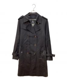 BURBERRY BLACK LABEL（バーバリーブラックレーベル）の古着「ライナー付トレンチコート」｜ブラック