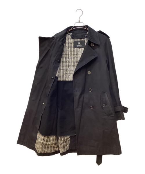 BURBERRY BLACK LABEL（バーバリーブラックレーベル）BURBERRY BLACK LABEL (バーバリーブラックレーベル) ライナー付トレンチコート ブラック サイズ:Lの古着・服飾アイテム