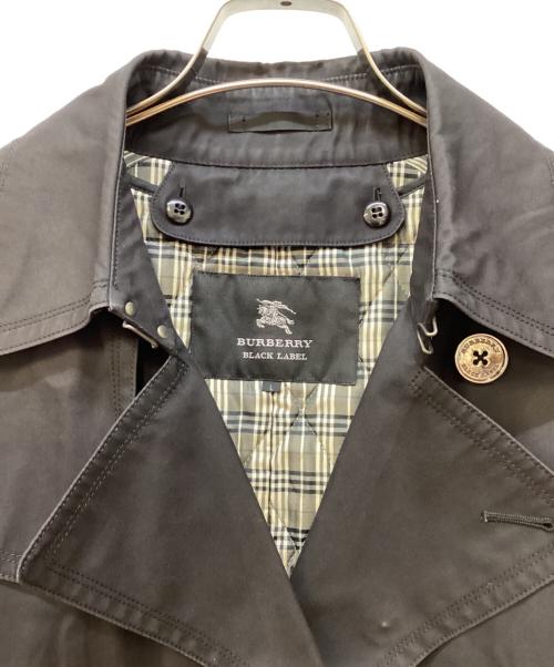 BURBERRY BLACK LABEL（バーバリーブラックレーベル）BURBERRY BLACK LABEL (バーバリーブラックレーベル) ライナー付トレンチコート ブラック サイズ:Lの古着・服飾アイテム