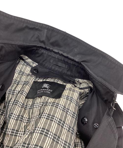 BURBERRY BLACK LABEL（バーバリーブラックレーベル）BURBERRY BLACK LABEL (バーバリーブラックレーベル) ライナー付トレンチコート ブラック サイズ:Lの古着・服飾アイテム