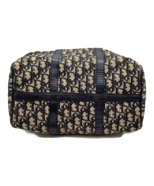 Christian Dior（クリスチャン ディオール）Christian Dior (クリスチャン ディオール) ミニボストンバッグ/トロッター ネイビー×ベージュの古着・服飾アイテム