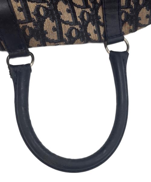 Christian Dior（クリスチャン ディオール）Christian Dior (クリスチャン ディオール) ミニボストンバッグ/トロッター ネイビー×ベージュの古着・服飾アイテム