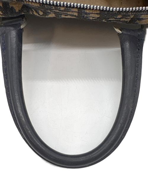 Christian Dior（クリスチャン ディオール）Christian Dior (クリスチャン ディオール) ミニボストンバッグ/トロッター ネイビー×ベージュの古着・服飾アイテム