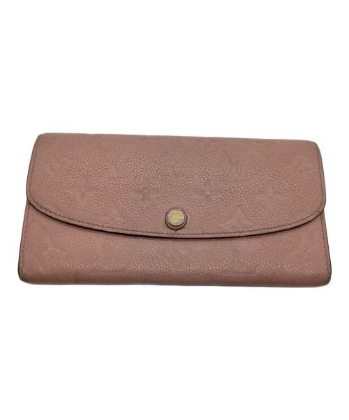 LOUIS VUITTON（ルイ ヴィトン）LOUIS VUITTON (ルイ ヴィトン) 長財布/モノグラム・アンプラント・ポルトフォイユ・エミリー ピンクの古着・服飾アイテム