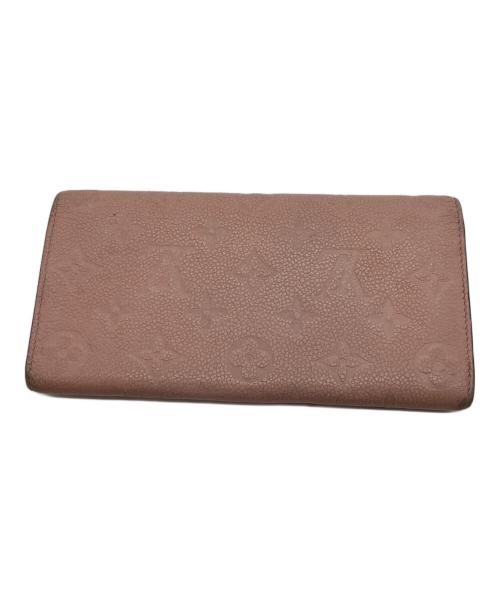 LOUIS VUITTON（ルイ ヴィトン）LOUIS VUITTON (ルイ ヴィトン) 長財布/モノグラム・アンプラント・ポルトフォイユ・エミリー ピンクの古着・服飾アイテム