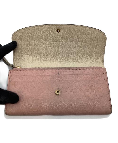 LOUIS VUITTON（ルイ ヴィトン）LOUIS VUITTON (ルイ ヴィトン) 長財布/モノグラム・アンプラント・ポルトフォイユ・エミリー ピンクの古着・服飾アイテム