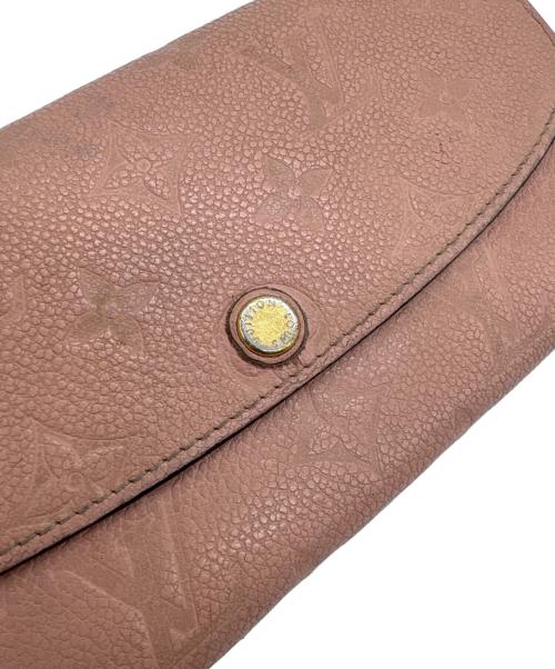 LOUIS VUITTON（ルイ ヴィトン）LOUIS VUITTON (ルイ ヴィトン) 長財布/モノグラム・アンプラント・ポルトフォイユ・エミリー ピンクの古着・服飾アイテム