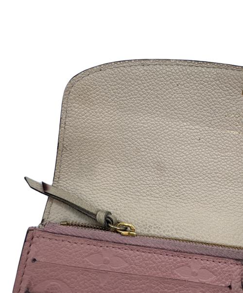 LOUIS VUITTON（ルイ ヴィトン）LOUIS VUITTON (ルイ ヴィトン) 長財布/モノグラム・アンプラント・ポルトフォイユ・エミリー ピンクの古着・服飾アイテム