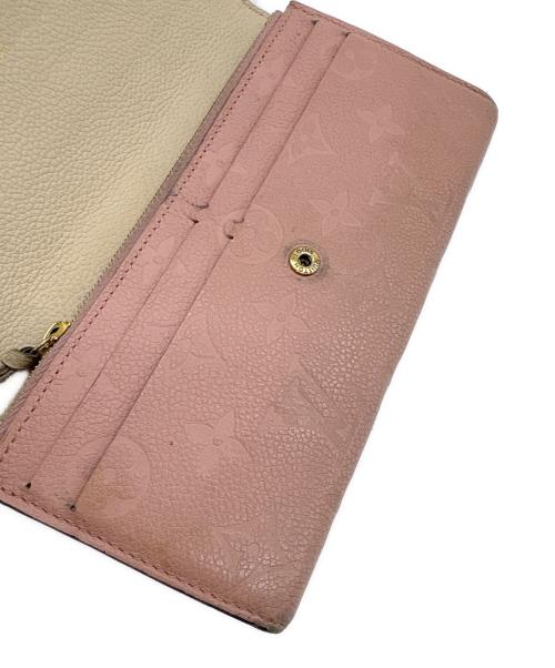 LOUIS VUITTON（ルイ ヴィトン）LOUIS VUITTON (ルイ ヴィトン) 長財布/モノグラム・アンプラント・ポルトフォイユ・エミリー ピンクの古着・服飾アイテム