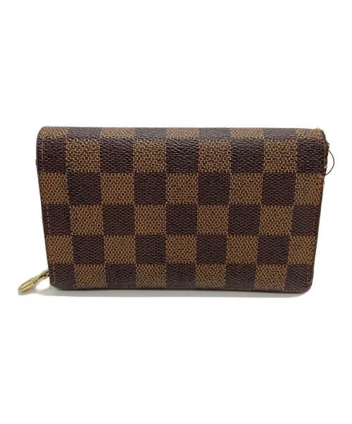 LOUIS VUITTON（ルイ ヴィトン）LOUIS VUITTON (ルイ ヴィトン) 2つ折り財布/ダミエ/ポルトモネ・ビエ・トレゾール ブラウンの古着・服飾アイテム