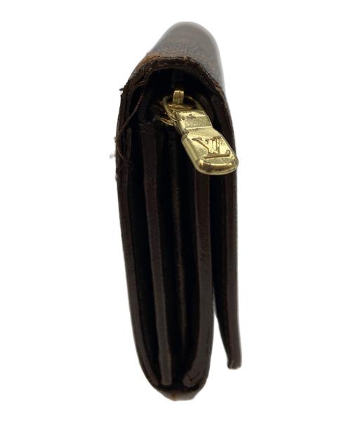 LOUIS VUITTON（ルイ ヴィトン）LOUIS VUITTON (ルイ ヴィトン) 2つ折り財布/ダミエ/ポルトモネ・ビエ・トレゾール ブラウンの古着・服飾アイテム